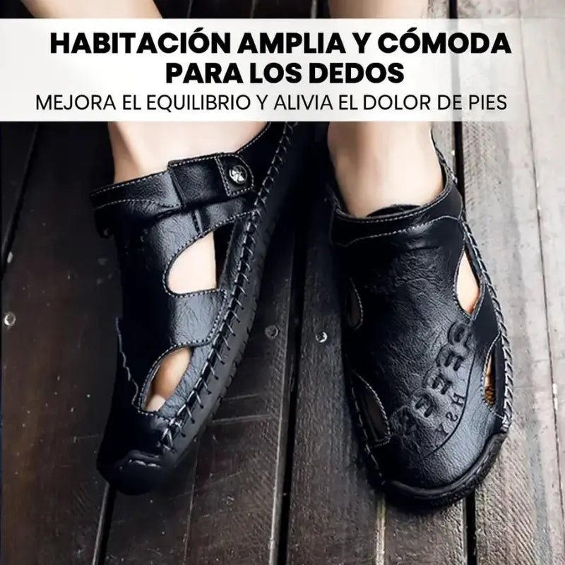 Sandalias Ortopédicas de Cuero | OrthoFlex - Meriva 🇲🇽
