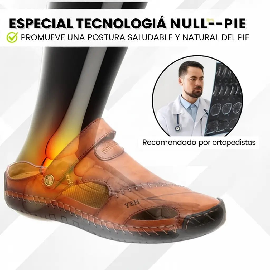 Sandalias Ortopédicas de Cuero | OrthoFlex - Meriva 🇲🇽