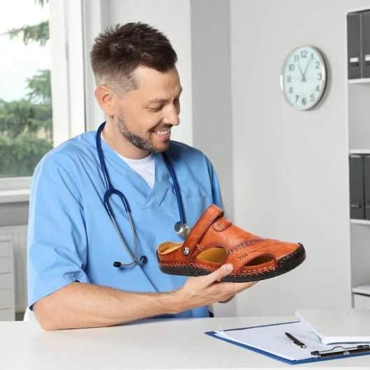 Sandalias Ortopédicas de Cuero | OrthoFlex - Meriva 🇲🇽