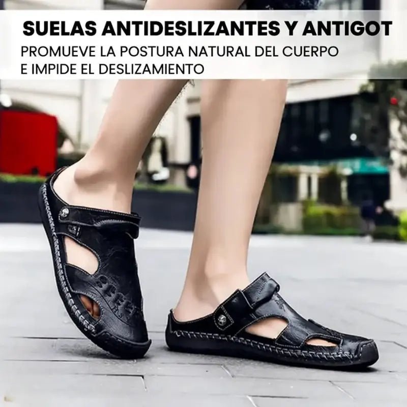 Sandalias Ortopédicas de Cuero | OrthoFlex - Meriva 🇲🇽